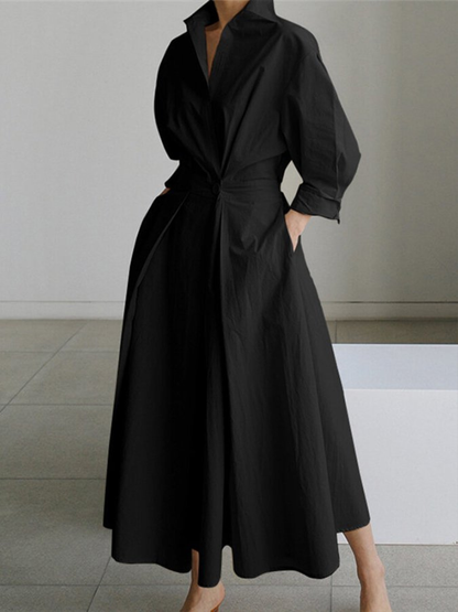Women’s Button Shirt Dress | Maxi