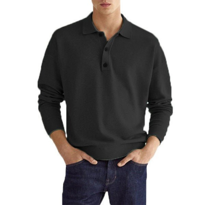 Men’s Refined Polo Shirt | Long Sleeve