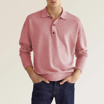 Men’s Refined Polo Shirt | Long Sleeve