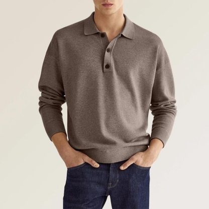 Men’s Refined Polo Shirt | Long Sleeve