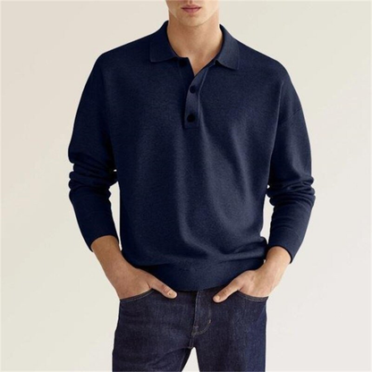Men’s Refined Polo Shirt | Long Sleeve