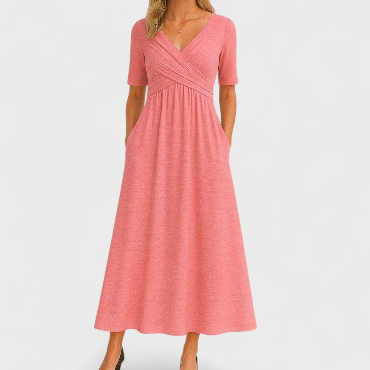 Women’s Wrap Midi Dress | Elegant