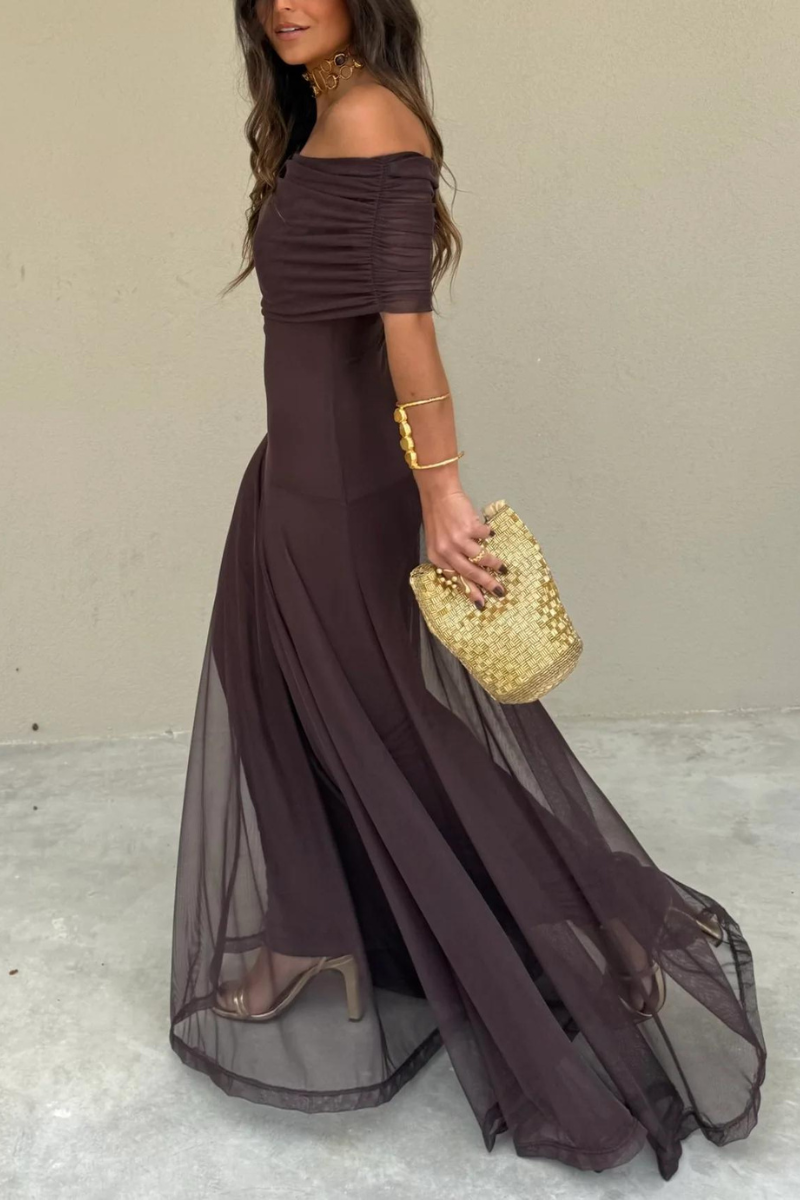 Women’s Off Shoulder Dress | Maxi