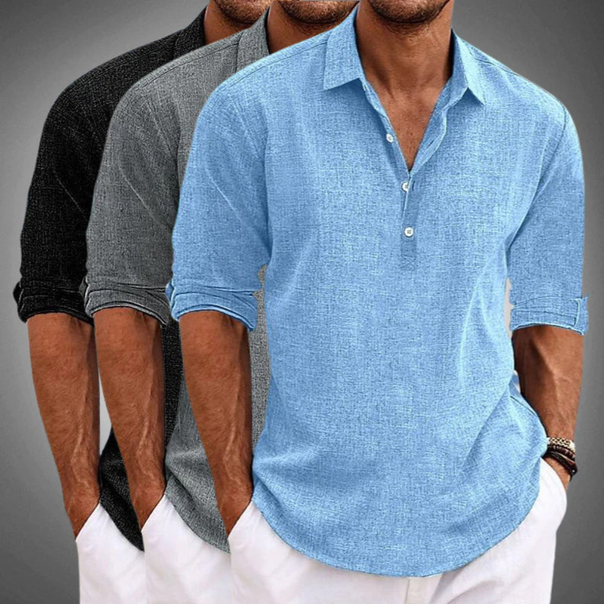 Men’s Relaxed Shirt | Open Collar