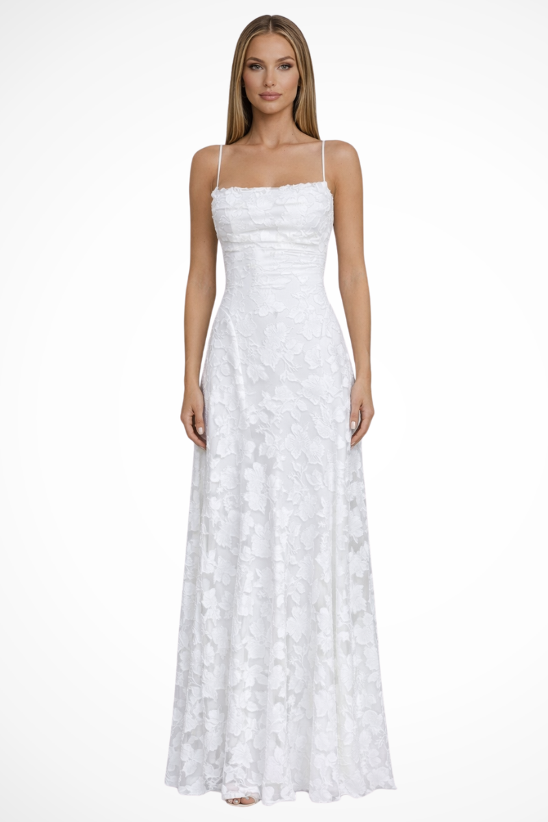 Women’s Formal Jacquard Dress | Maxi