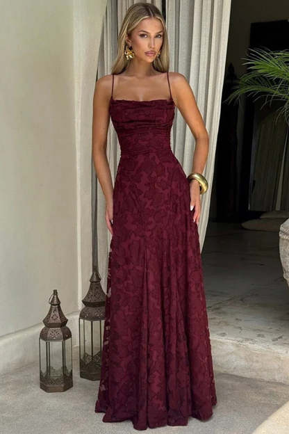 Women’s Formal Jacquard Dress | Maxi