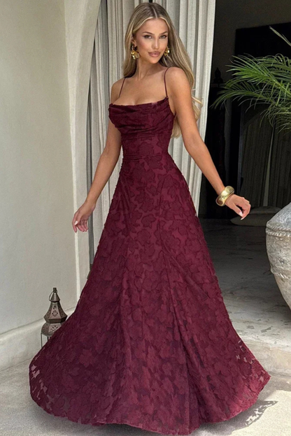 Women’s Formal Jacquard Dress | Maxi