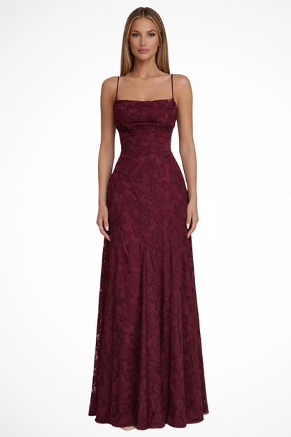 Women’s Formal Jacquard Dress | Maxi
