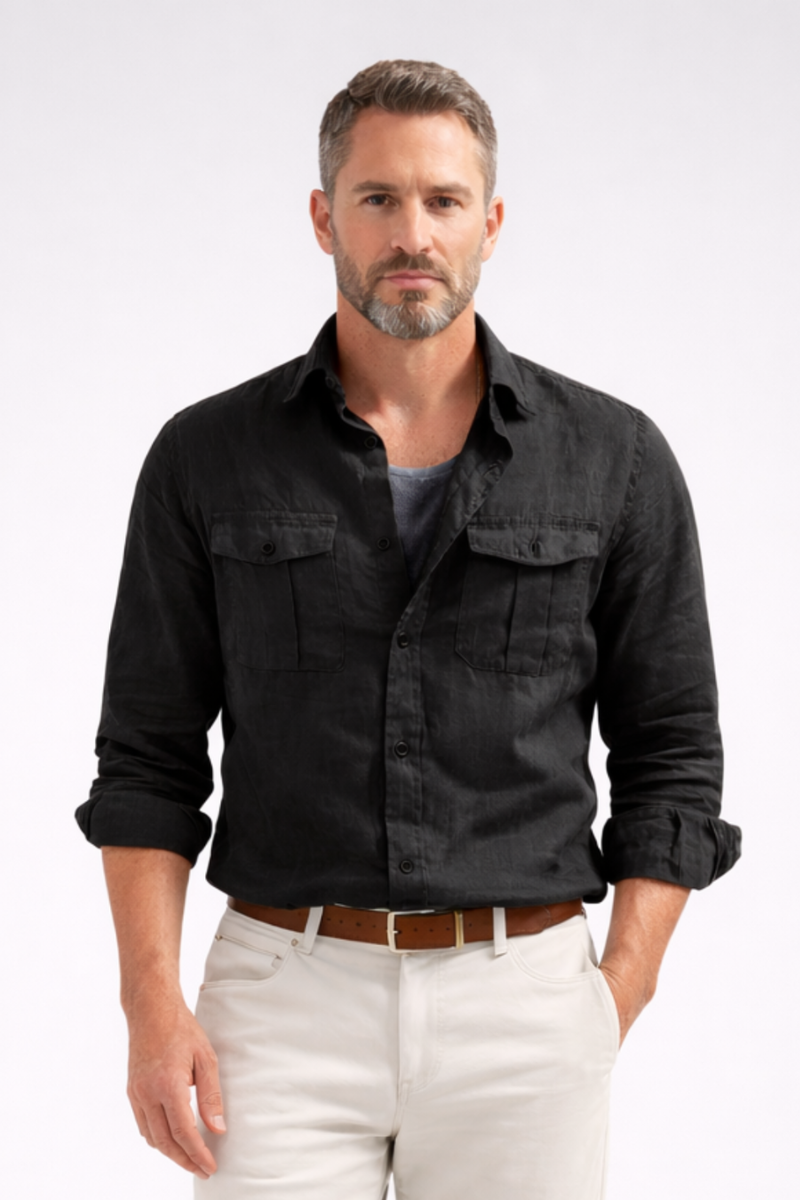 Men’s Classic Pocket Shirt | Long Sleeve