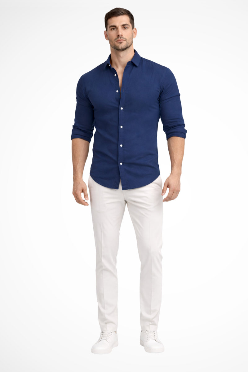 Men’s Loose Fit Shirt | Long Sleeve
