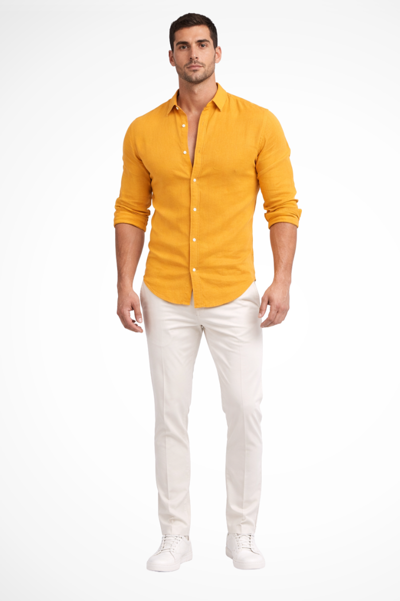 Men’s Loose Fit Shirt | Long Sleeve