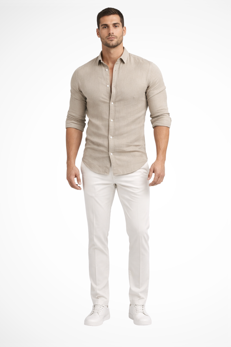 Men’s Loose Fit Shirt | Long Sleeve