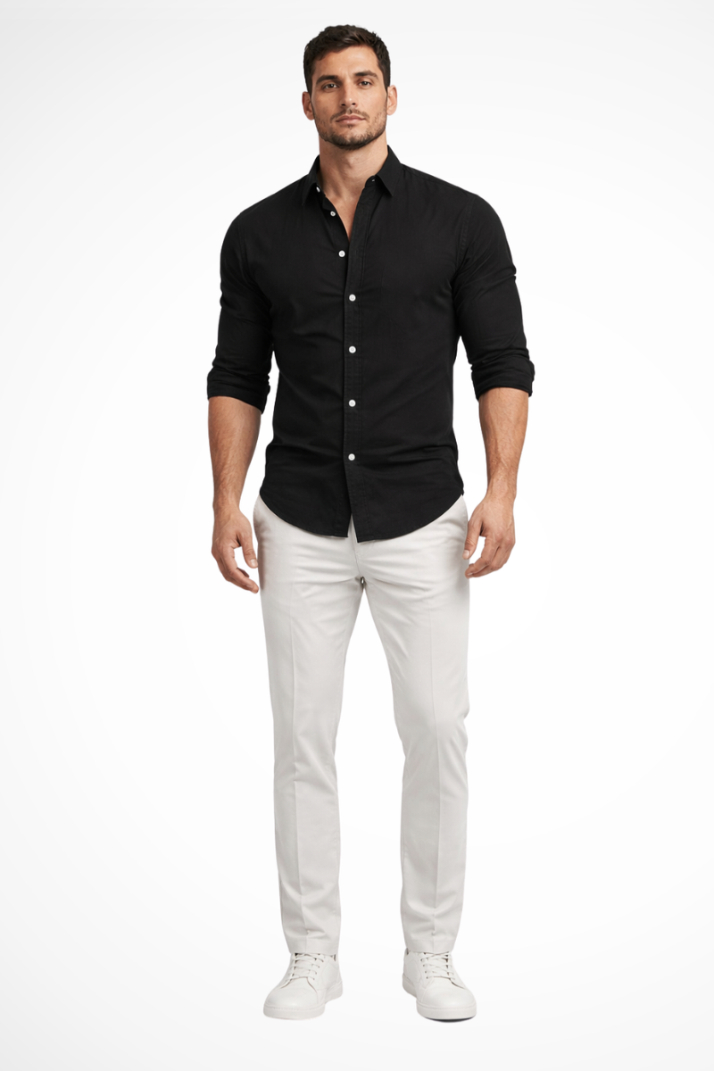 Men’s Loose Fit Shirt | Long Sleeve