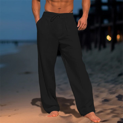 Men’s Pleated Trousers | Drawstring Waist