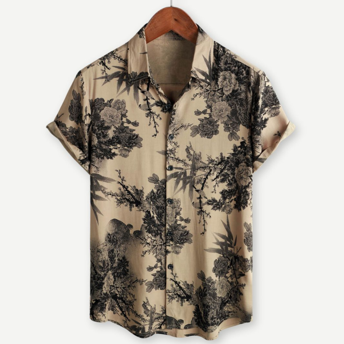 Men’s Vintage Blossom Shirt | Short Sleeve