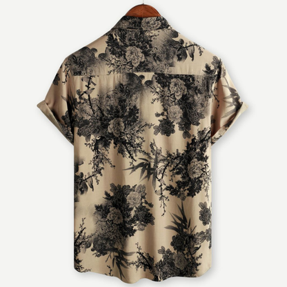 Men’s Vintage Blossom Shirt | Short Sleeve