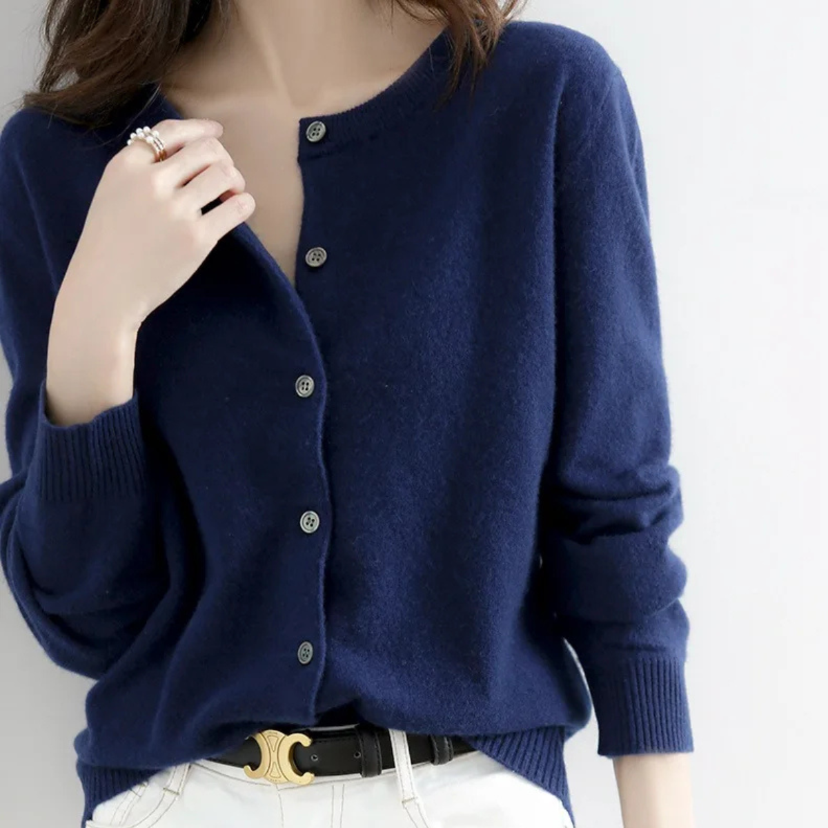 Women's Soft Button-Up Cardigan