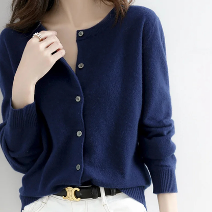 Women's Soft Button-Up Cardigan
