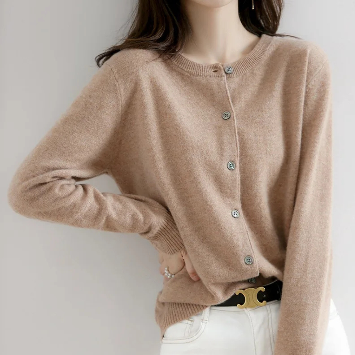 Women's Soft Button-Up Cardigan