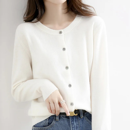 Women's Soft Button-Up Cardigan