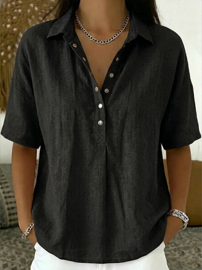 Women’s Casual Button Shirt | Short Sleeve