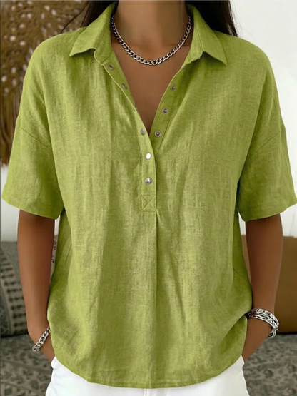 Women’s Casual Button Shirt | Short Sleeve