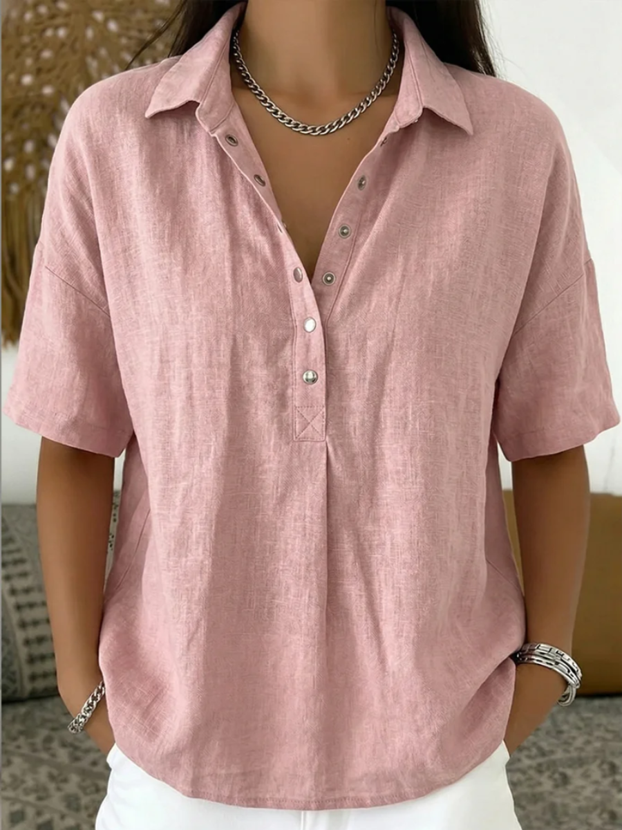 Women’s Casual Button Shirt | Short Sleeve