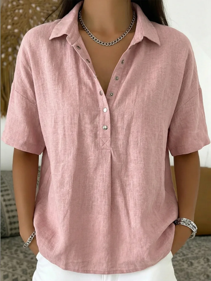 Women’s Casual Button Shirt | Short Sleeve