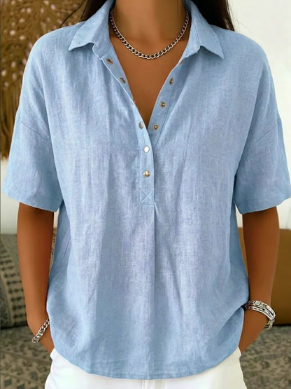 Women’s Casual Button Shirt | Short Sleeve