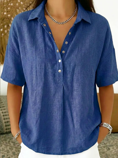 Women’s Casual Button Shirt | Short Sleeve