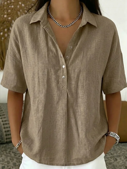 Women’s Casual Button Shirt | Short Sleeve