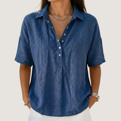 Women’s Casual Button Shirt | Short Sleeve