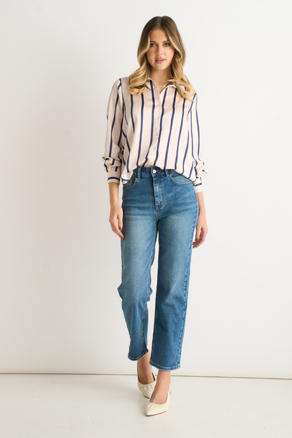 Women’s Striped Shirt | Long Sleeve