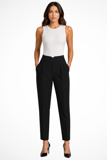 Women’s High Waisted Trousers | Cropped