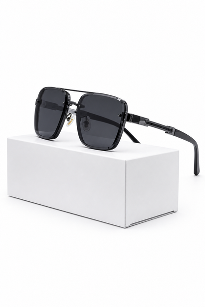Men’s Retro Square Sunglasses | Gradient Lens