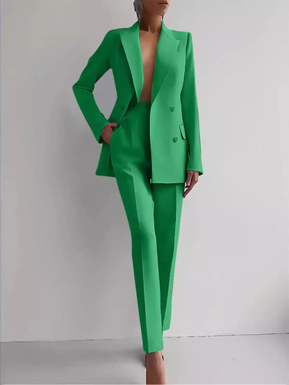 Women’s Formal Blazer and Trousers Set