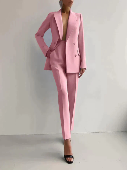 Women’s Formal Blazer and Trousers Set