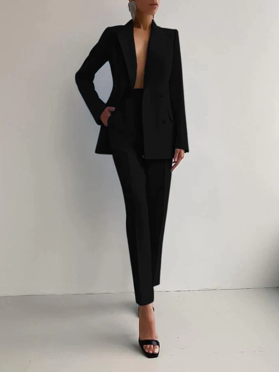 Women’s Formal Blazer and Trousers Set