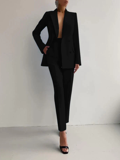 Women’s Formal Blazer and Trousers Set