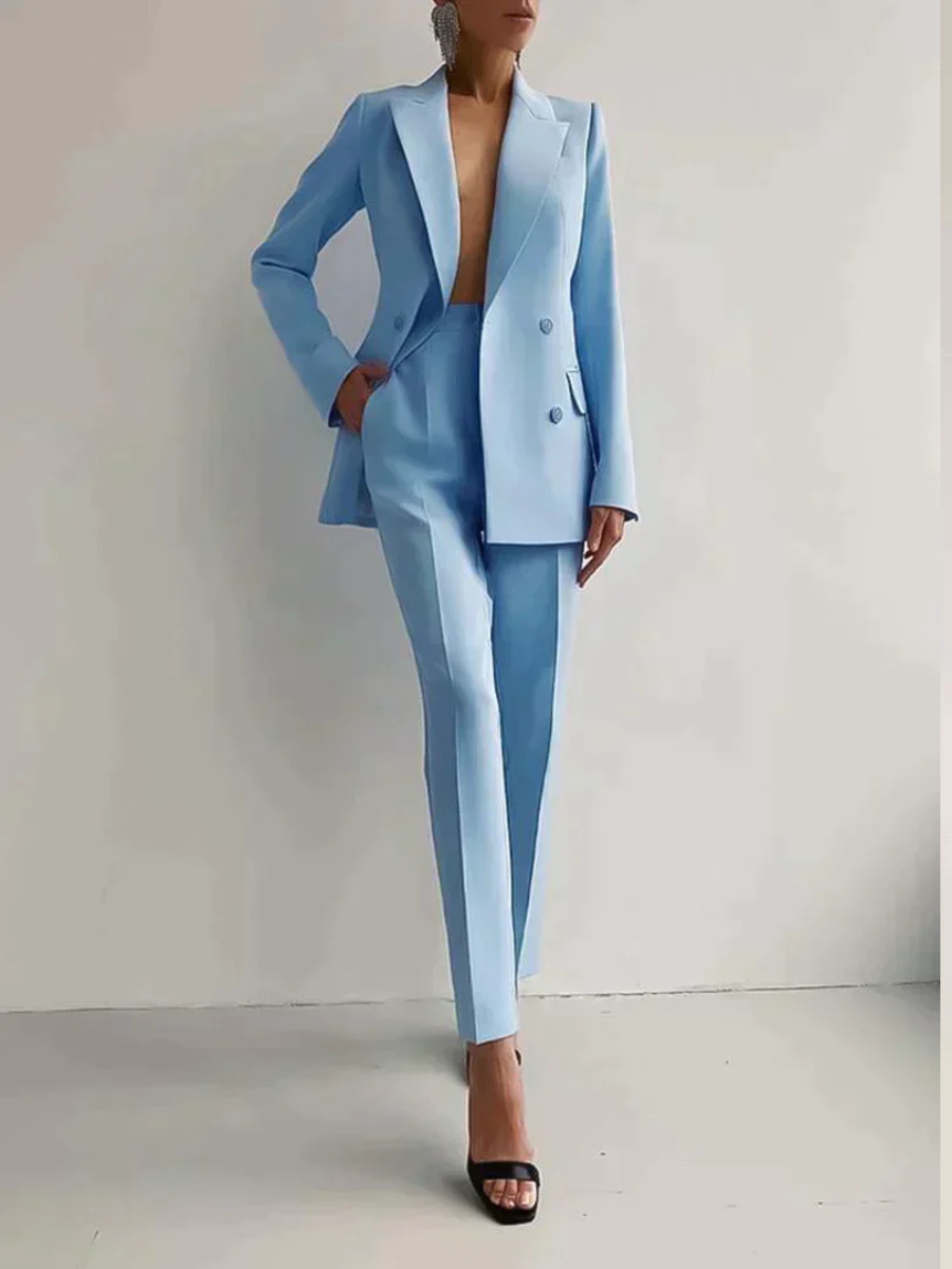Women’s Formal Blazer and Trousers Set