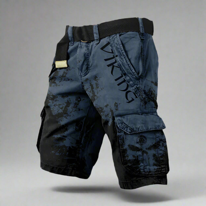 Men’s Graphic Viking Cargo Shorts | Streetwear