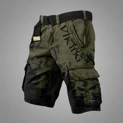 Men’s Graphic Viking Cargo Shorts | Streetwear