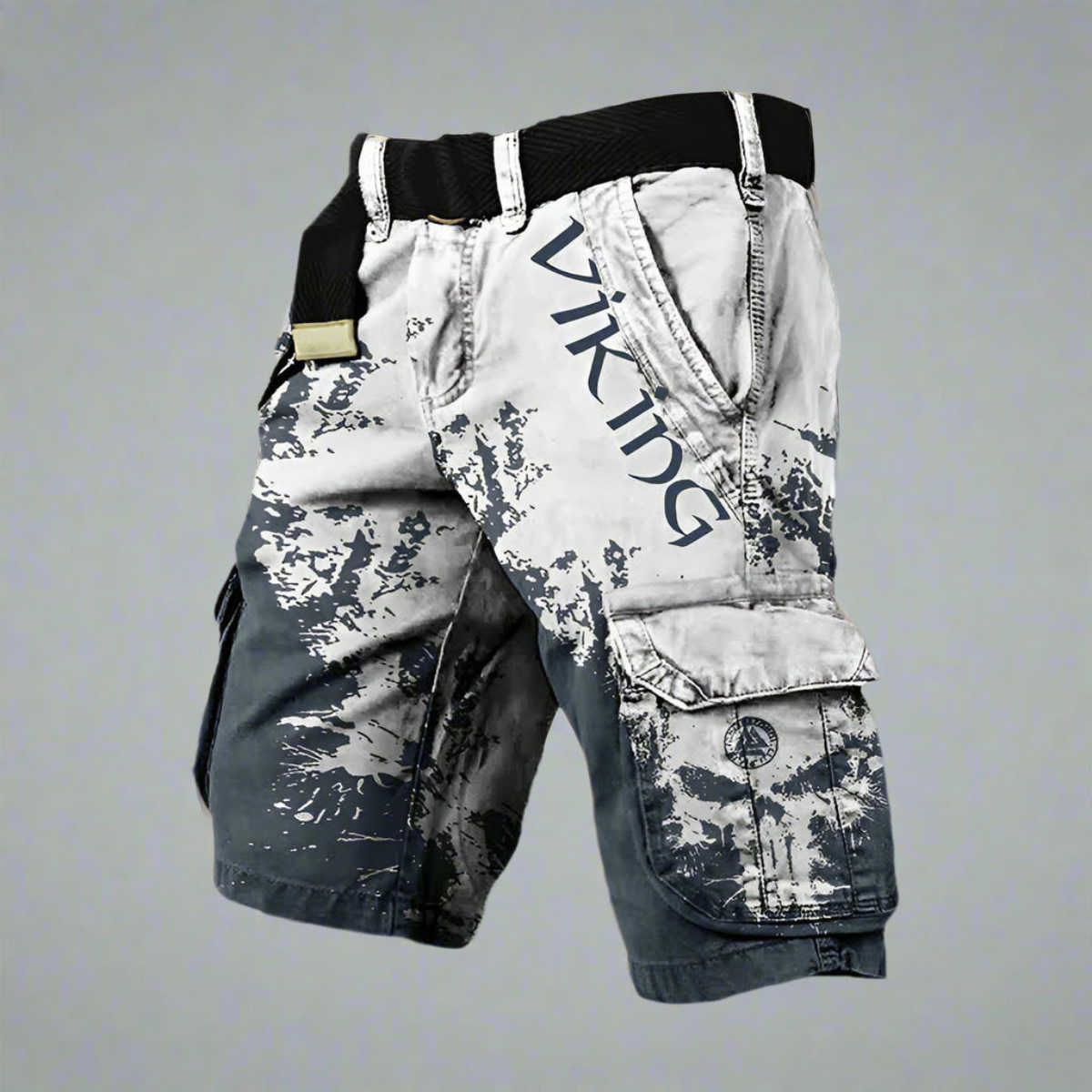 Men’s Graphic Viking Cargo Shorts | Streetwear