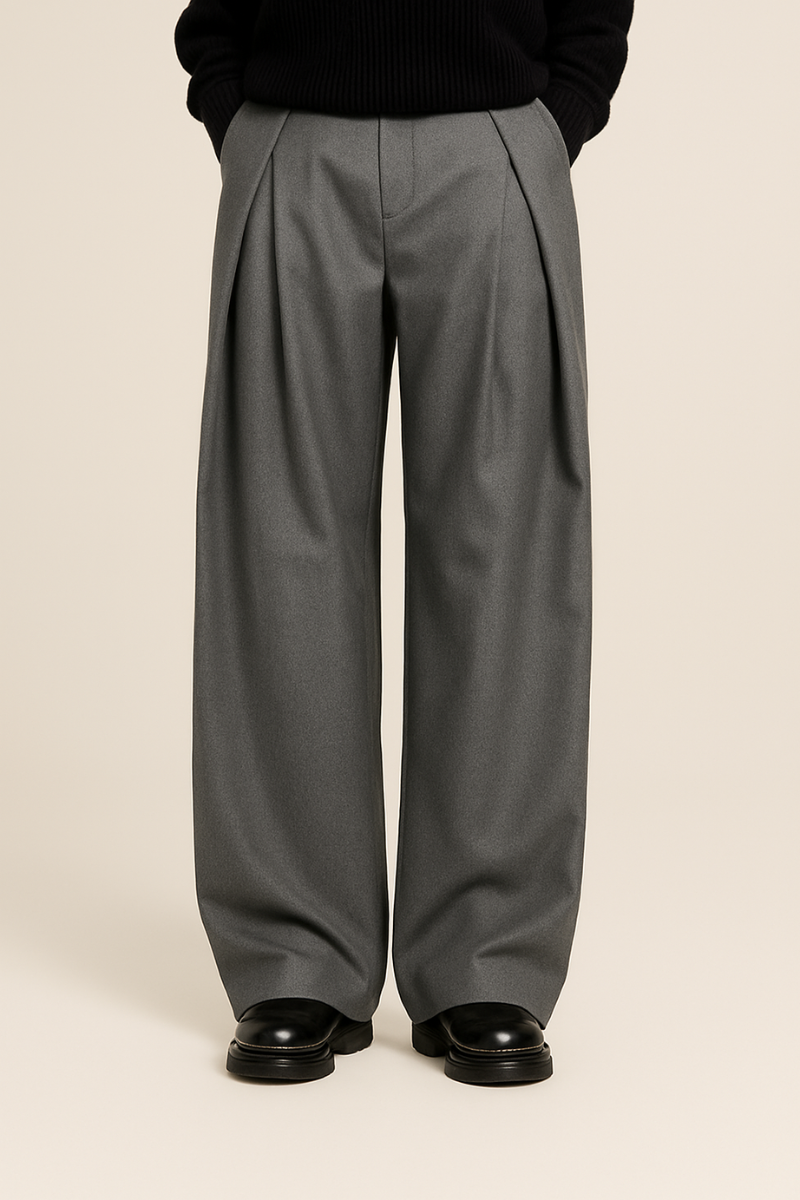 Men’s Wide Leg Trousers | Smart Casual