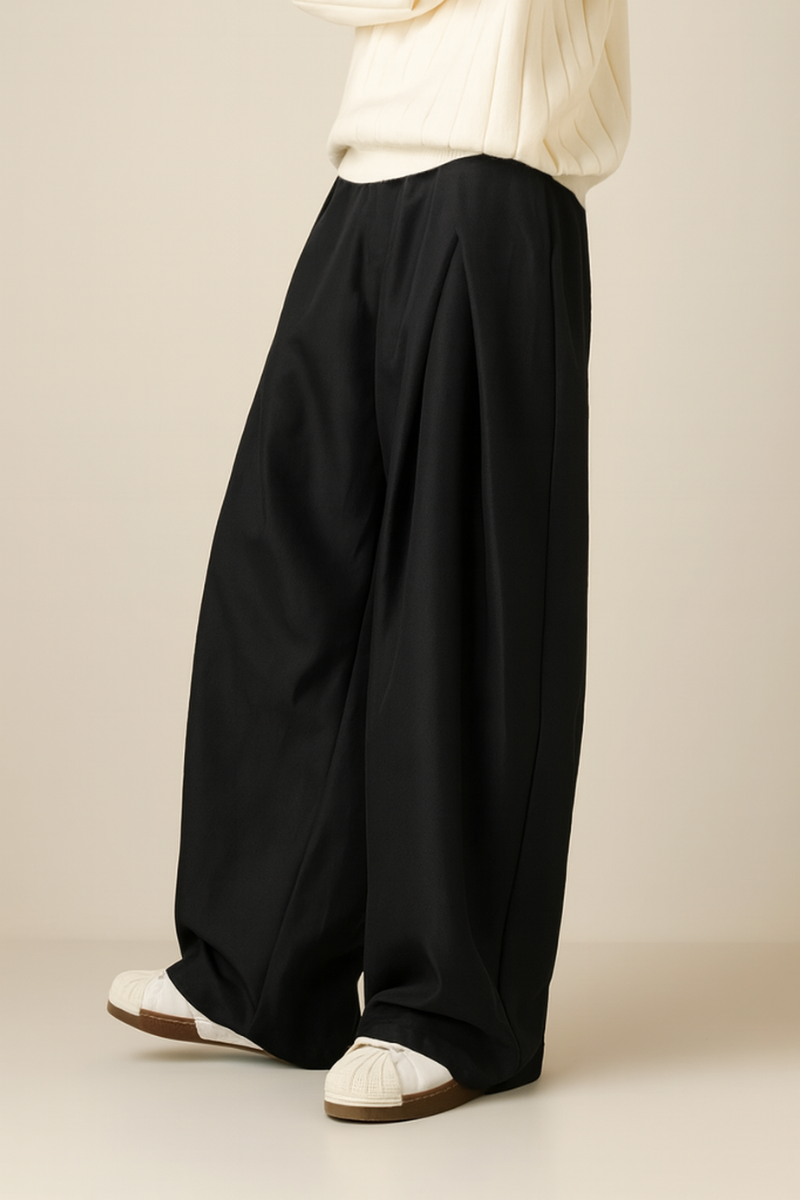 Men’s Wide Leg Trousers | Smart Casual