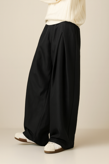Men’s Wide Leg Trousers | Smart Casual