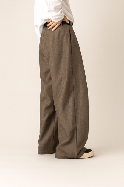 Men’s Wide Leg Trousers | Smart Casual