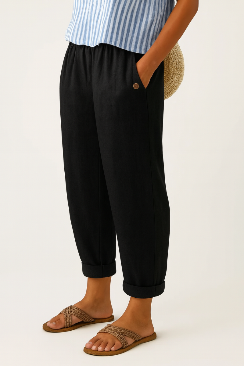 Women’s Casual Summer Trousers | Drawstring Waist