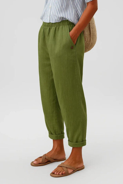 Women’s Casual Summer Trousers | Drawstring Waist