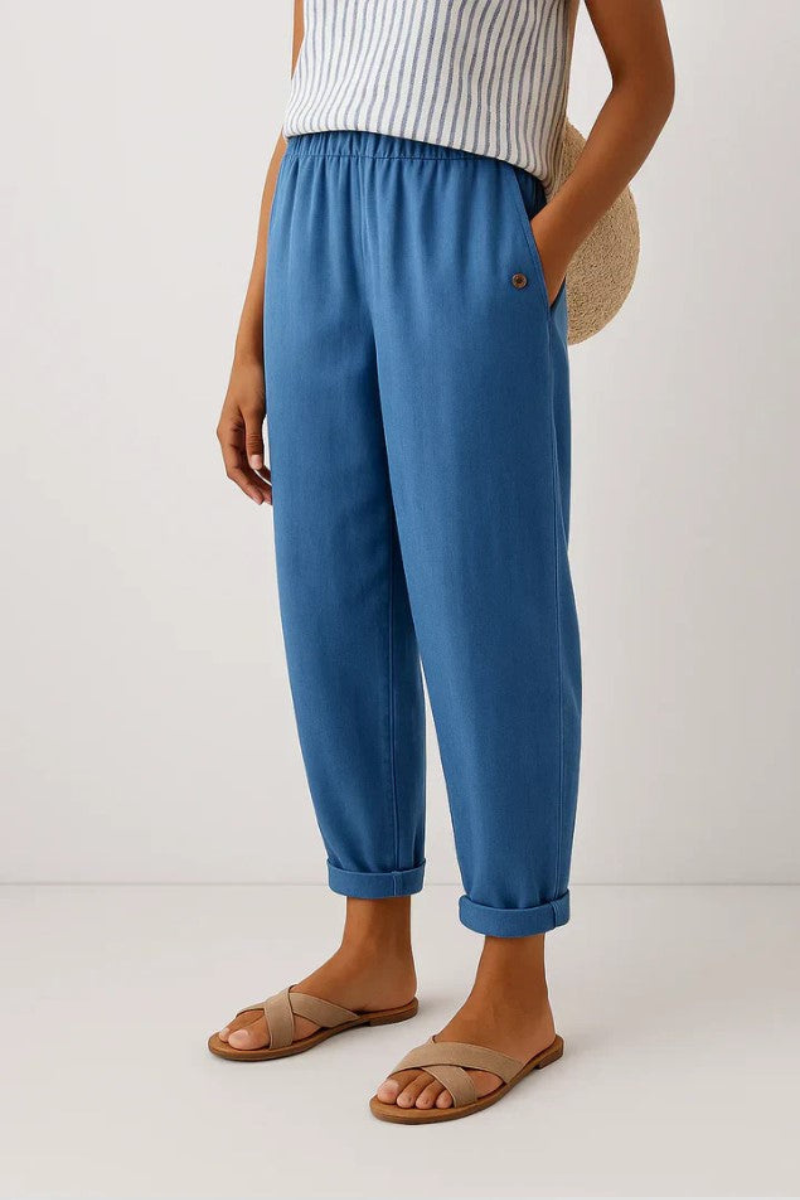Women’s Casual Summer Trousers | Drawstring Waist